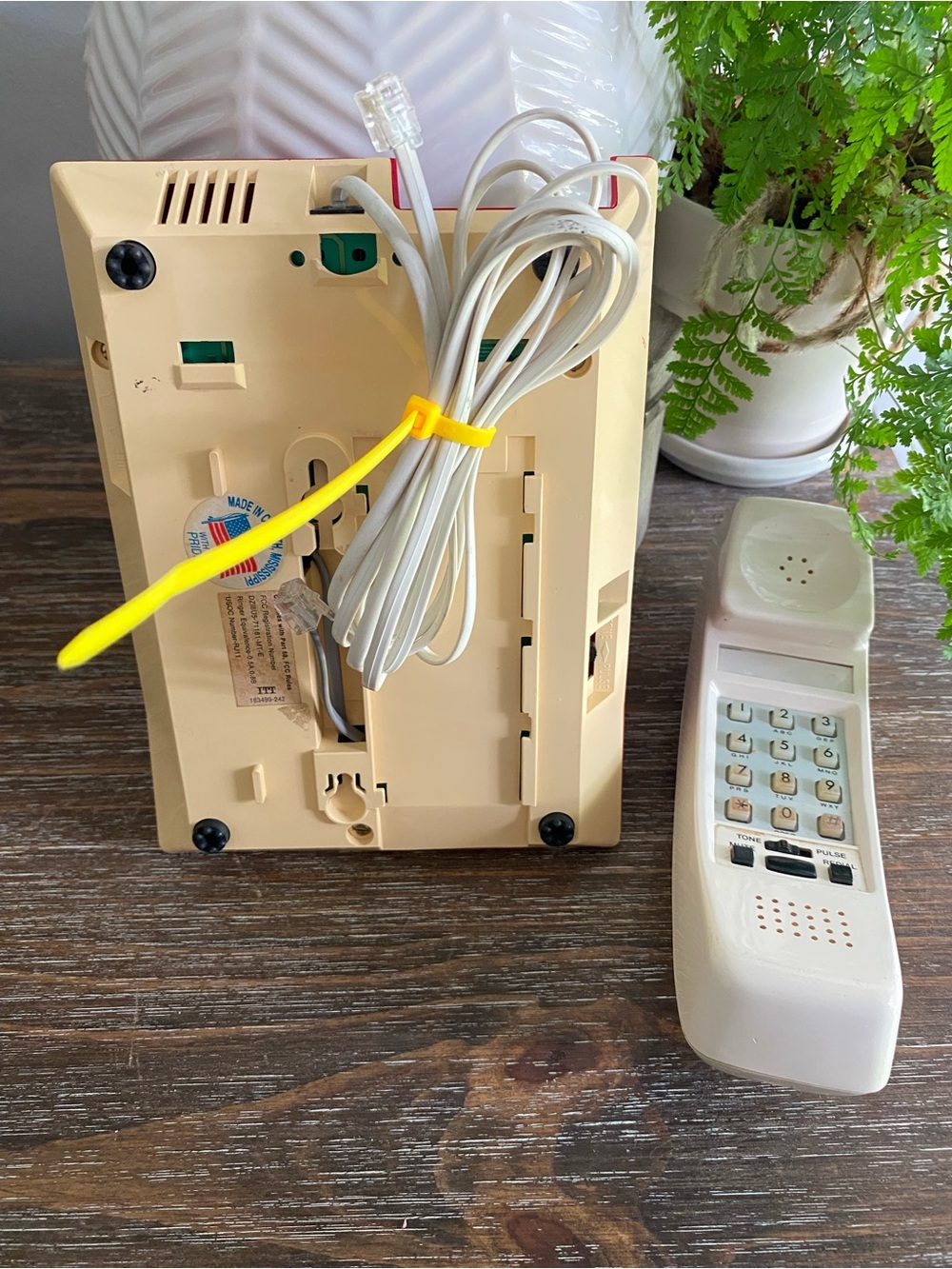 RARE Vtg University of Alabama Phone Landline w/ Cable Collectible - Picture 4 of 6